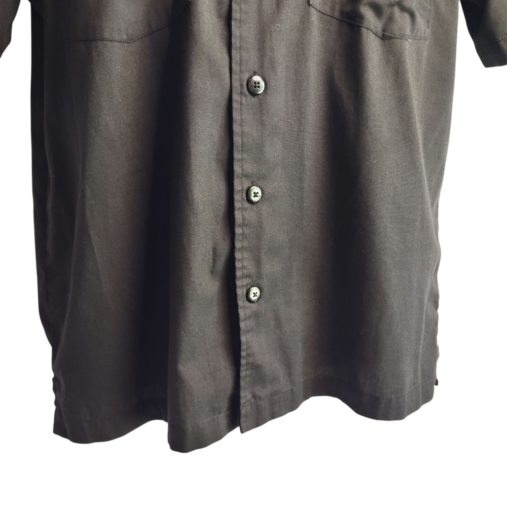Harley-Davidson Men's Dark Gray Shortsleeve Button Up Shirt Size M - Picture 4 of 8